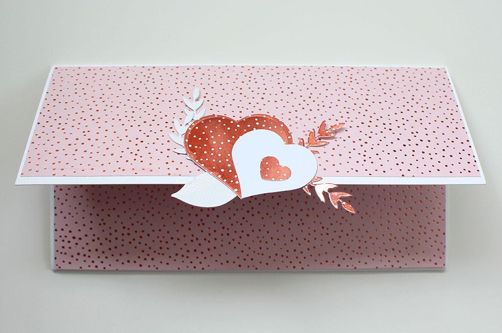 Kartka na ślub Pink&Heart