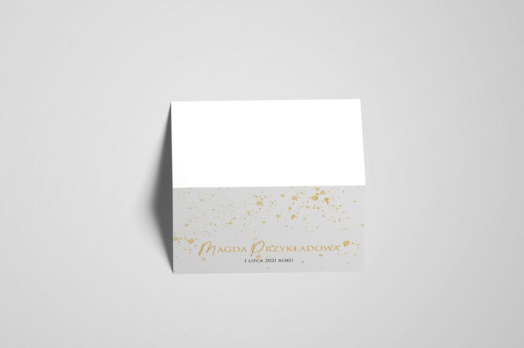 Winietka ze złotymi akcentami