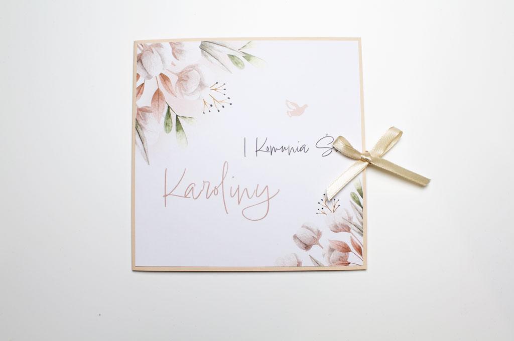 Zaproszenie na Komunię Biscuit&Natural