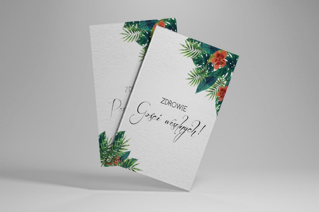 Zawieszka tropikalne liście